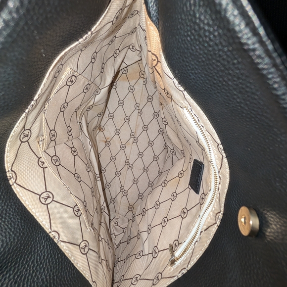 Louis Vuitton Black Embossed Leather Tote - Picture 6 of 6